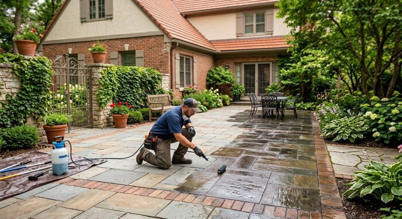 Courtyard Sealing in Tacoma, WA