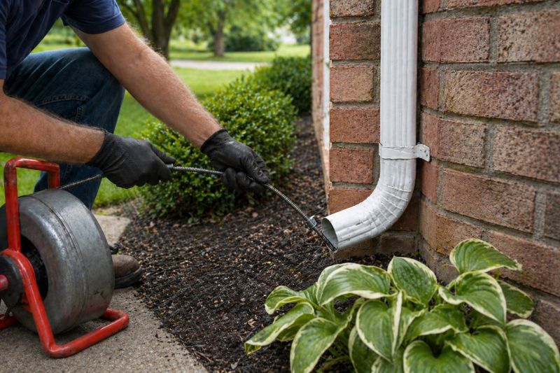 Downspout Blockage Removal in Rochester, NY