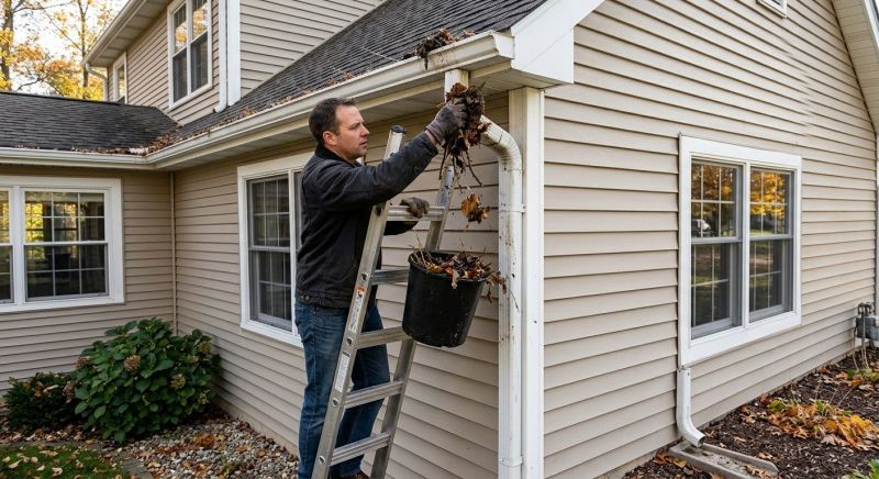 Downspout Blockage Removal in Bergen County, NJ