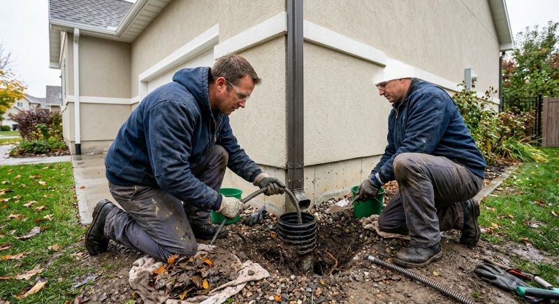 Gutter Downspout Unclogging in Baltimore, MD