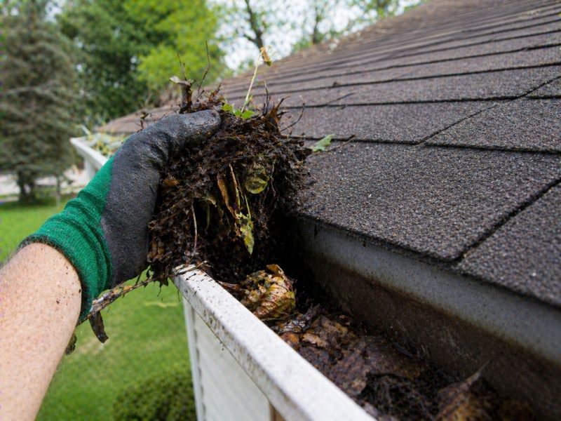 Gutter Leaf Clearing in Bergen County, NJ