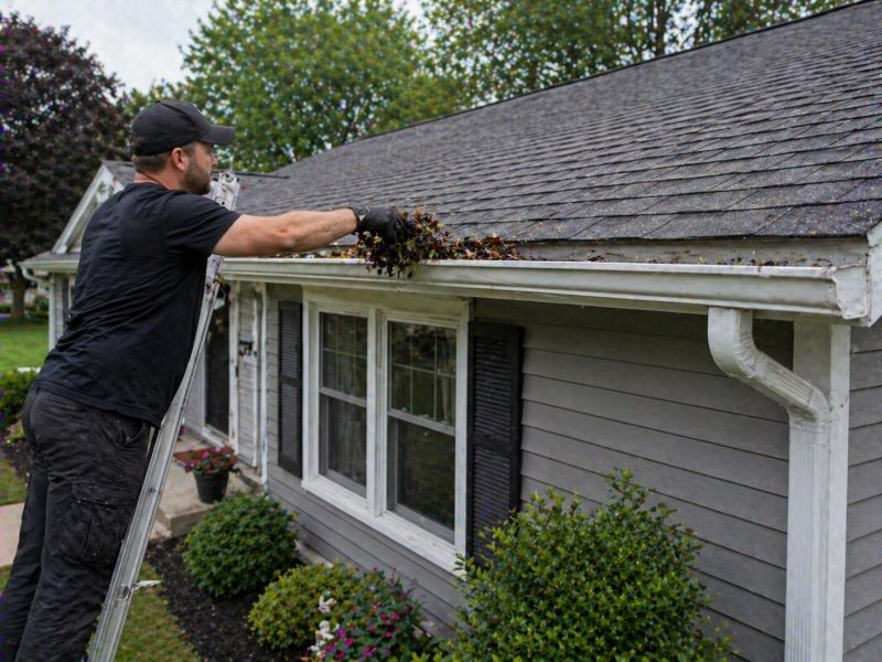 Gutter Leaf Clearing in Morris County, NJ