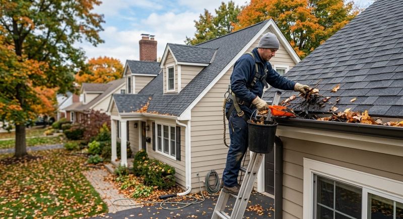 Gutter Leaf Clearing in Baltimore, MD