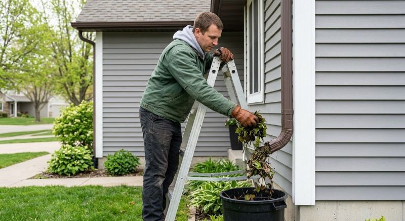 Downspout Cleaning in Frederick, MD
