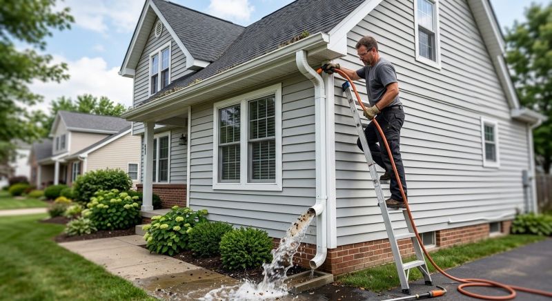 Downspout Snaking in Long Island, NY